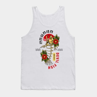 Payara, devil fish with wildflowers Tank Top